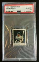 Wade Boggs Baseball Cards 1983 Fleer Stamps Prices