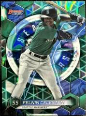 Felnin Celesten [Aqua Lava] Baseball Cards 2023 Bowman's Best Top Prospects Prices