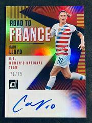 Carli Lloyd [Gold] #RF-CL Soccer Cards 2018 Panini Donruss Road to France Autographs Prices