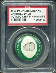 Carroll Dale Football Cards 1969 Drenks Potato Chip Packers Pins Prices