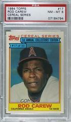 Rod Carew #17 Baseball Cards 1984 Topps Cereal Series Prices