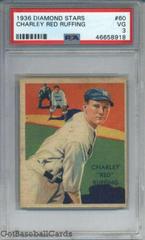 Charley Red Ruffing #60 Baseball Cards 1936 Diamond Stars Prices