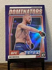 Bo Nickal [Purple] #25 Ufc Cards 2023 Panini Donruss Optic UFC Dominators Prices