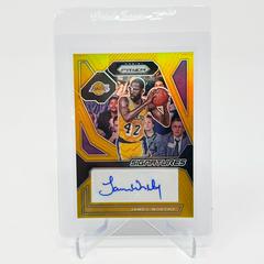James Worthy [Gold Prizm] #7 Basketball Cards 2023 Panini Prizm Signature Prices
