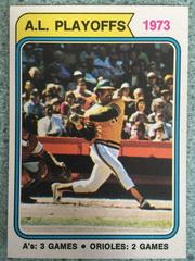 A. L. Playoffs Baseball Cards 1974 Topps Prices