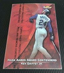 Ken Griffey Jr. [Refractor w/ Coating] Baseball Cards 1999 Finest Aaron Award Prices