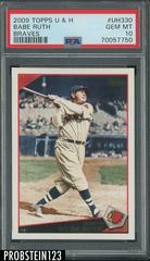 Babe Ruth [Braves] #UH330 Baseball Cards 2009 Topps Updates & Highlights Prices
