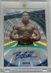 Batista [Sunburst] #AG-BTA Wrestling Cards 2023 Panini Revolution WWE Autograph Prices