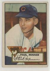 Paul Minner #127 Baseball Cards 1952 Topps Prices