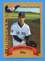 Rolando Viera [Gold] #T194 Baseball Cards 2002 Topps Traded Prices