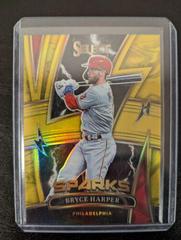 Bryce Harper [Gold] Baseball Cards 2022 Panini Select Sparks Prices