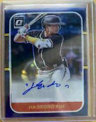 Ha Seong Kim [Pandora Purple] Baseball Cards 2021 Panini Donruss Optic Retro 1987 Signatures Prices