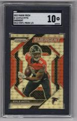 Kyle Pitts [Gold Vinyl] #H-13 Football Cards 2023 Panini Prizm Emergent Prices