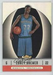 Corey Brewer #107 Basketball Cards 2006 Finest Prices
