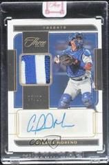 Gabriel Moreno [Holo Gold] Baseball Cards 2022 Panini Three and Two Autograph Jerseys Prices
