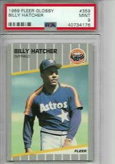 Billy Hatcher #359 Baseball Cards 1989 Fleer Glossy Prices