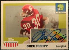 Greg Pruitt Football Cards 2005 Topps All American Autograph Prices