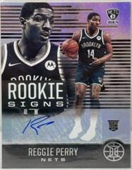 Reggie Perry #RS-RPE Basketball Cards 2020 Panini Illusions Rookie Signs Prices