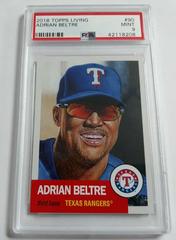 Adrian Beltre #90 Baseball Cards 2018 Topps Living Prices