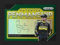 Ryan Blaney [Green] #PP-RB Racing Cards 2019 Panini Prizm Nascar Patented Penmanship Autographs Prices