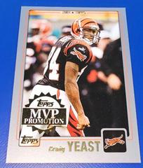 Craig Yeast Football Cards 2001 Topps MVP Promotion Prices