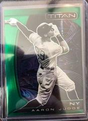 Aaron Judge [Green] #22 Baseball Cards 2022 Panini Chronicles Titan Prices