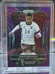 Jamal Musiala [Purple Wave] #108 Soccer Cards 2022 Panini Prizm World Cup Prices