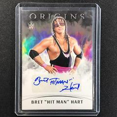Bret 'Hit Man' Hart #OA-BHH Wrestling Cards 2022 Panini Chronicles WWE Origins Autographs Prices