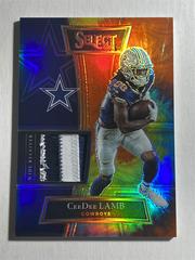 CeeDee Lamb [Tie Dye] Football Cards 2021 Panini Select Swatches Prices