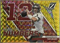 Tom Brady [Gold] Football Cards 2022 Panini Zenith Behind the Numbers Prices