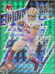 George Kittle [Green] #TL-13 Football Cards 2022 Panini Mosaic Thunder Lane Prices