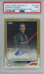 George Russell [Gold Wave] #CAC-GR Racing Cards 2022 Topps Chrome Formula 1 Autographs Prices