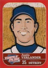 Justin Verlander Baseball Cards 2012 Panini Triple Play Stickers Prices