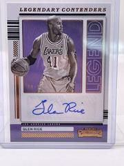 Glen Rice [Bronze] Basketball Cards 2021 Panini Contenders Legendary Autographs Prices