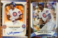 Andre Dawson [Orange] Baseball Cards 2022 Topps Tribute Autographs Prices