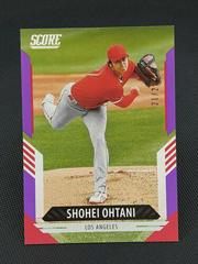 Shohei Ohtani [Purple] #2 Baseball Cards 2021 Panini Chronicles Score Prices