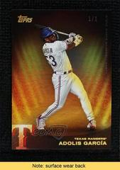 Adolis Garcia [Yellow Glitter] #137 Baseball Cards 2022 Topps X Steve Aoki Prices