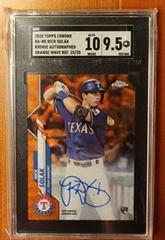 Nick Solak [Gold Wave Refractor] #RA-NS Baseball Cards 2020 Topps Chrome Rookie Autographs Prices