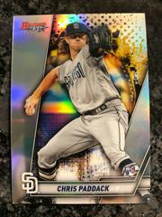 Chris Paddack [Refractor] #2 Baseball Cards 2019 Bowman's Best Prices