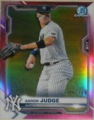 Aaron Judge [Fuchsia Refractor] #25 Baseball Cards 2021 Bowman Chrome Prices