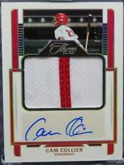 Cam Collier [Jersey Autograph Holo Gold] #106 Baseball Cards 2023 Panini Three and Two Prices