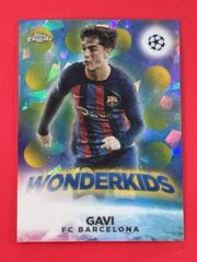 Gavi [Sapphire Yellow] Soccer Cards 2022 Topps Chrome UEFA Club Competitions Wonderkids Prices