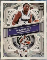 De'Aaron Fox Basketball Cards 2022 Panini Donruss Elite Deck Prices