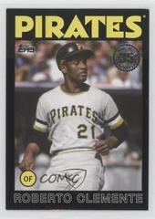Roberto Clemente [Black] #86B-61 Baseball Cards 2021 Topps 1986 35th Anniversary Prices