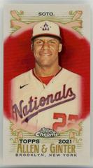 Juan Soto [Mini Red Refractor] #74 Baseball Cards 2021 Topps Allen & Ginter Chrome Prices