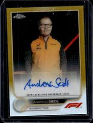 Andreas Seidl [Gold] #CAC-AS Racing Cards 2022 Topps Chrome Formula 1 Autographs Prices