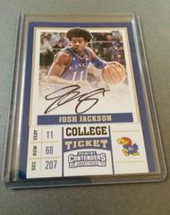 Josh Jackson [Autograph] #53 Basketball Cards 2017 Panini Contenders Draft Picks Prices