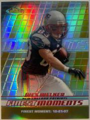 Wes Welker [Gold Refractor] #FM-WW Football Cards 2008 Topps Finest Moments Prices