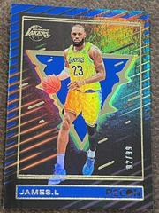 LeBron James [Blue] #86 Basketball Cards 2023 Panini Recon Prices