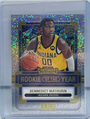 Bennedict Mathurin #11 Basketball Cards 2022 Panini Contenders Rookie of the Year Prices